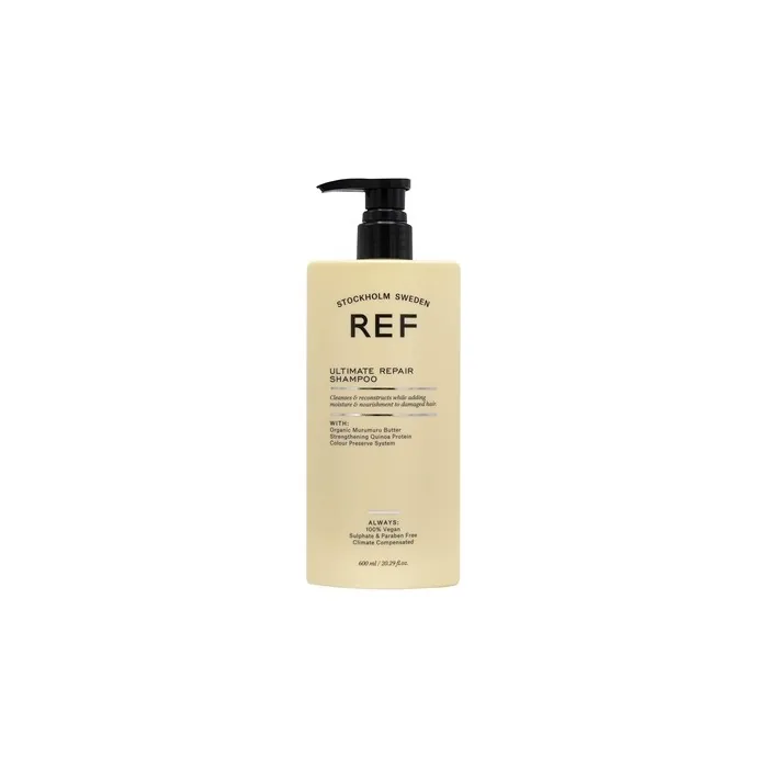 Ref Ultimate Repair Shampoo 600ml - Sulphate Free Shampoo for Dry and Damaged Hair