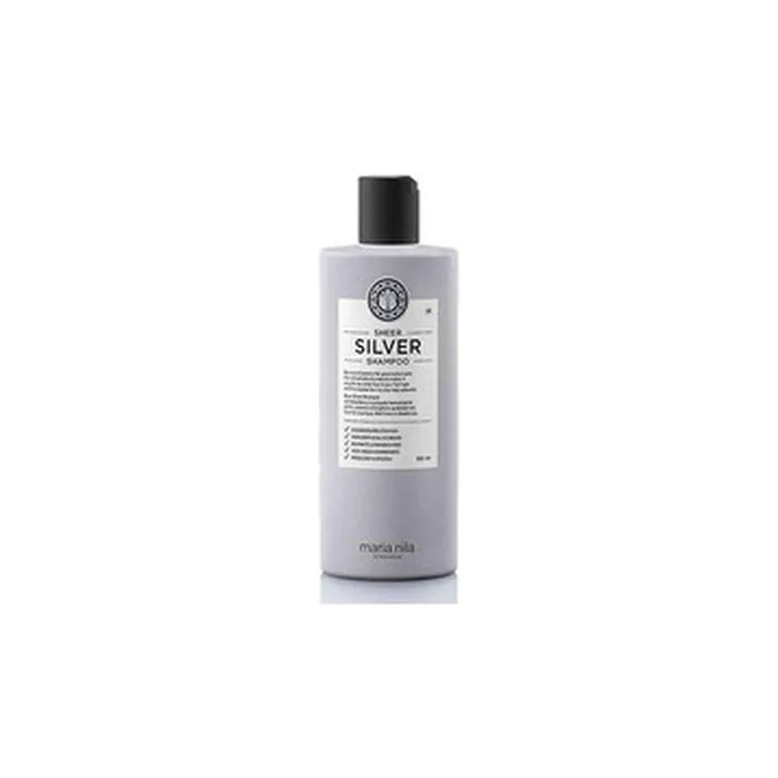 Maria Nila Sheer Silver Shampoo Neutralizes Yellow Tones In Hair