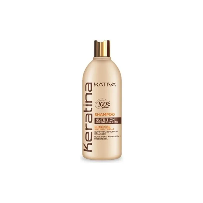 Kativa Keratin Shampoo Based on Hydrolyzed Keratin and Ceramides 500ml