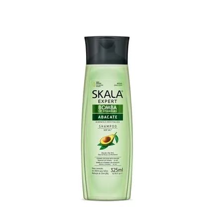 Skala Vitamin Bomb Avocado Shampoo 325ml Nourishing Hair Care
