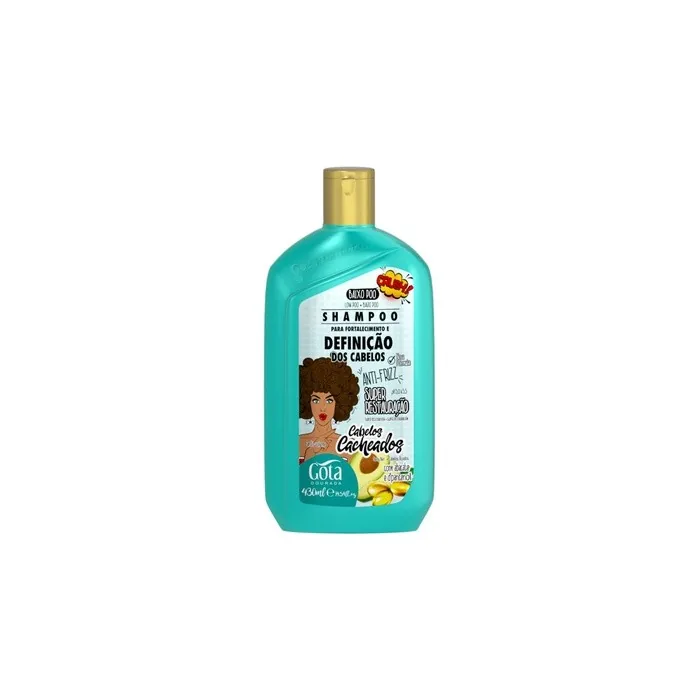 Gota Dourada Strengthening Curly Hair Shampoo 430ml