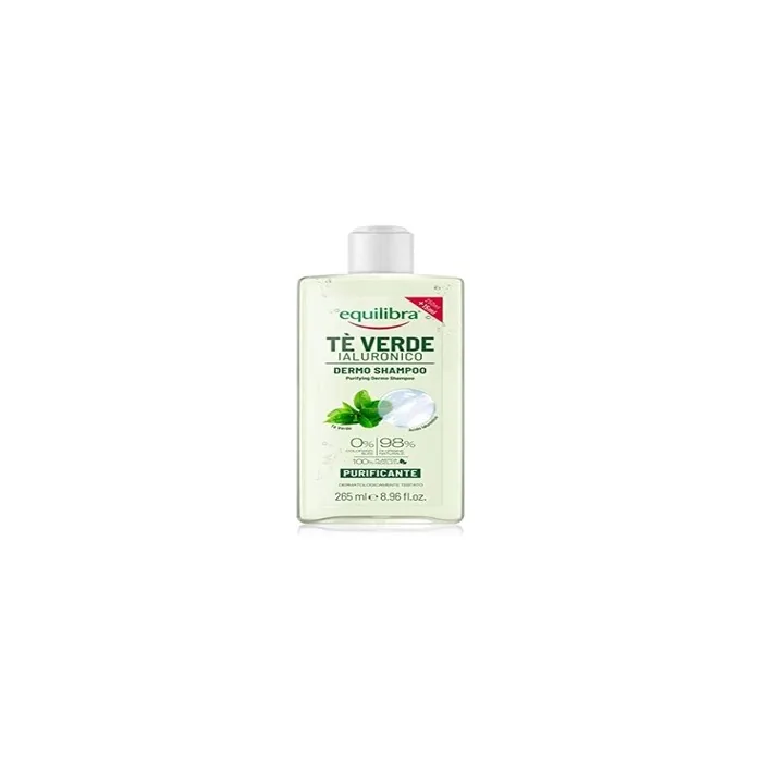 Equilibra Hair Dermo Shampoo with Hyaluronic Acid and Green Tea for Normal Hair