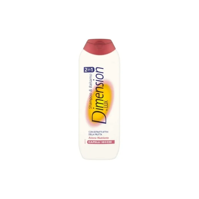 Dimension by Lux 2-in-1 Shampoo and Conditioner with Nourishing Action for Dry Hair 250ml