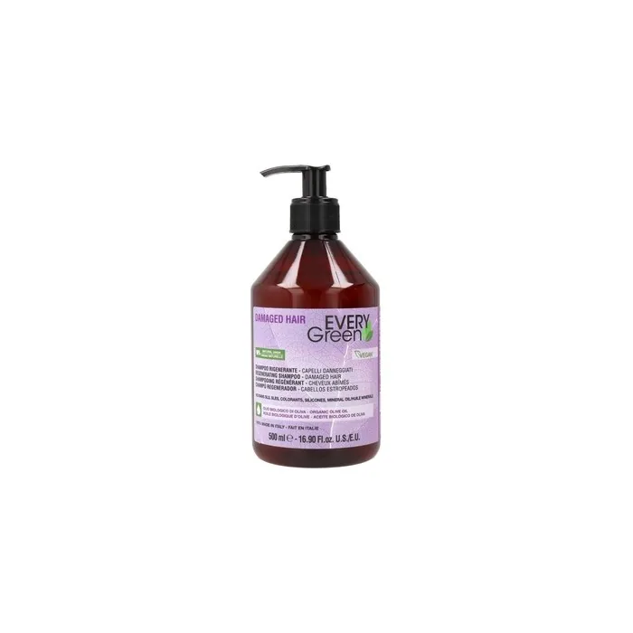 Every Green Colored Hair Shampoo 500ml - Regenerating Shampoo for Damaged Hair