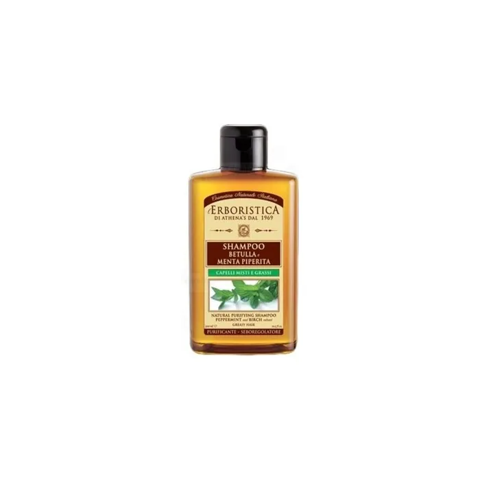 Erboristica di Athena's Shampoo with Birch and Mint Extract 300ml Oily Hair