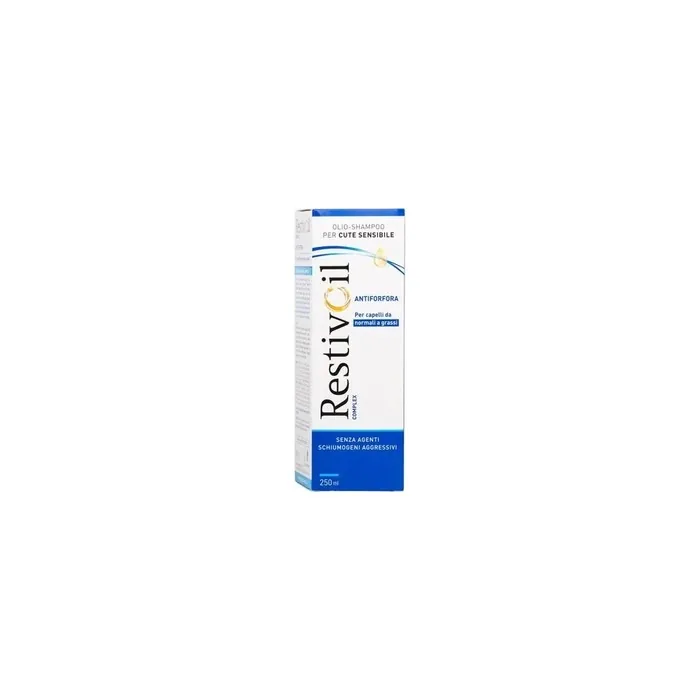 Perrigo Italia Restivoil Complex Oil Shampoo For Sensitive Skin Antidandruff 250 Milliliters