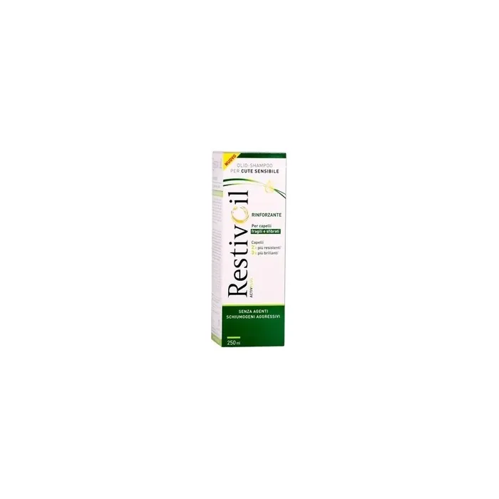 Perrigo Italia Restivoil Activplus Oil Shampoo For Sensitive Scalp Strengthening For Fragile And Brittle Hair 250 Ml