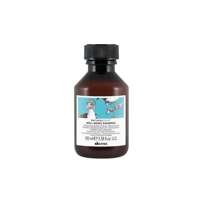 Davines Naturaltech Well-Being Moisturizing Shampoo For Normal Or Slightly Dry Hair 100ml