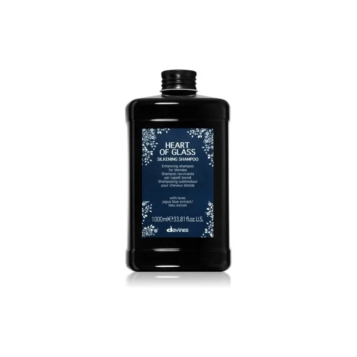 Davines Heart Of Glass Silkening Shampoo 1000 Ml For Blonde Hair
