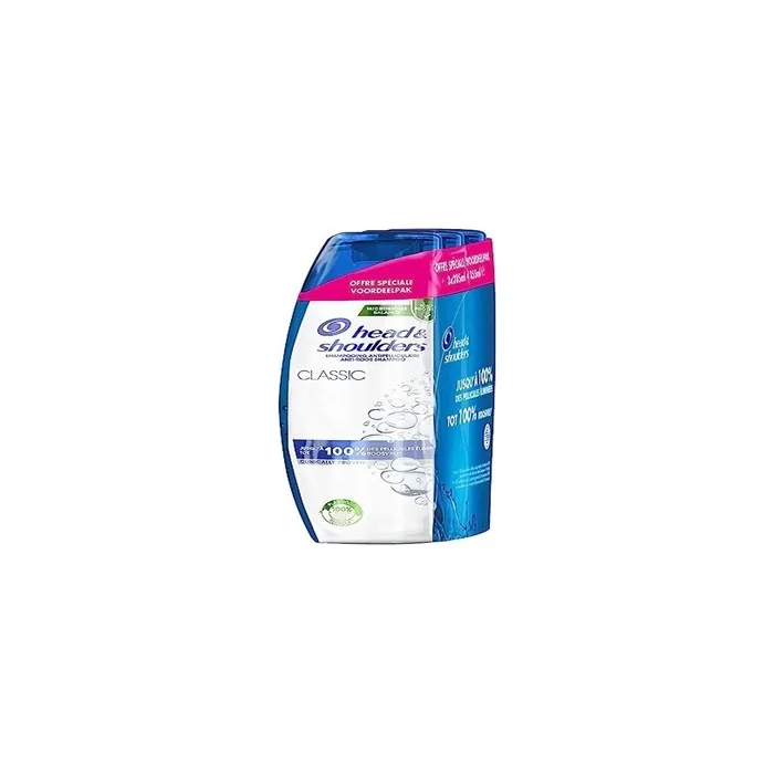 Head & Shoulders Classic Anti-Dandruff Shampoo Clinically Proven to Eliminate up to 100% of Dandruff Dermatologically Tested 285ml - Pack of 3