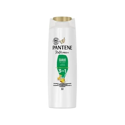 Pantene Smooth And Sleek Shampoo 385ml Suave Y Liso