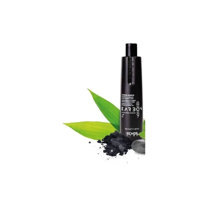 Echosline Karbon.9 Shampoo with Activated Charcoal by Sunside 350ml