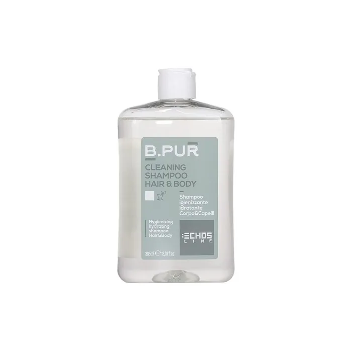 ECHOSLINE B. Pur Sanitizing and Moisturizing Shampoo for Body and Hair 385ml