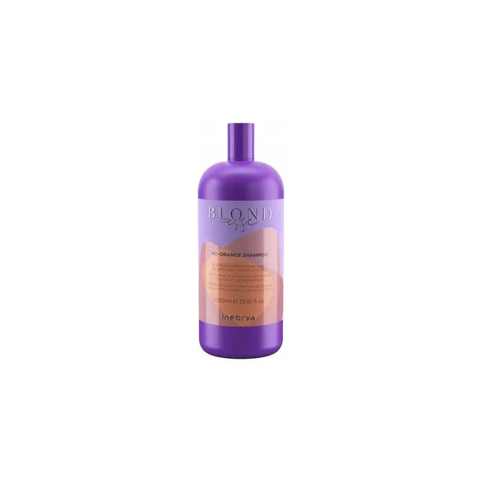 Inebrya Blondesse Noorange Shampoo 1000ml For Light Chestnut Colored Or Lightened Hair
