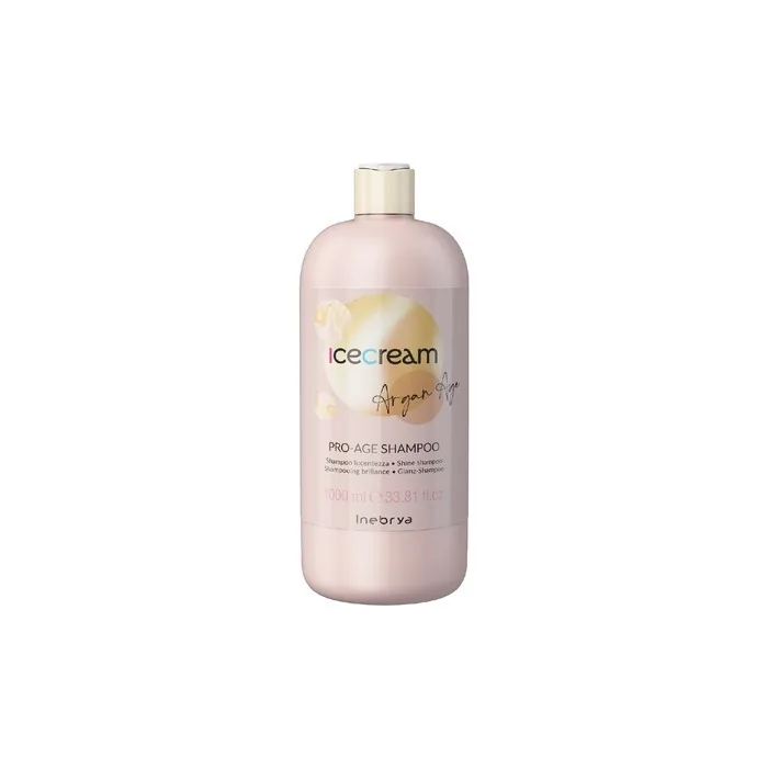 Inebrya Ice Cream Pro-Age Shining Shampoo With Argan Oil 1000ml