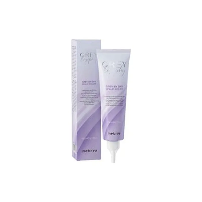 Inebrya Grey By Day Scalp Relief Shampoo 150 Ml Cleansing Treatment For A Healthy Scalp Of Gray And Platinum Hair