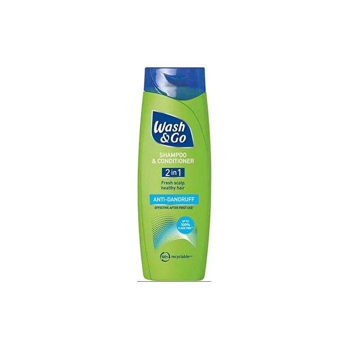 Wash & Go 2 in 1 Anti-Dandruff Shampoo and Conditioner 200ml