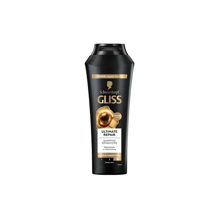 GLISS Schwarzkopf Shampoo Riparazione Suprema 8.4 Fl Oz - Italian Import