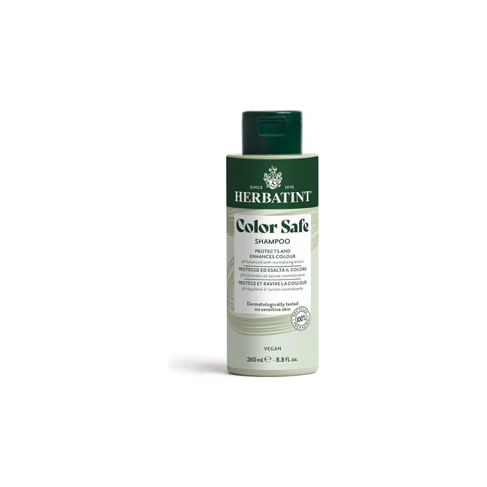 Herbatint Color Safe Shampoo Color Protection 260ml Normalizing Shampoo For Colored Hair Care With Organic Aloe Vera Acidic Ph 93 Natural Ingredients
