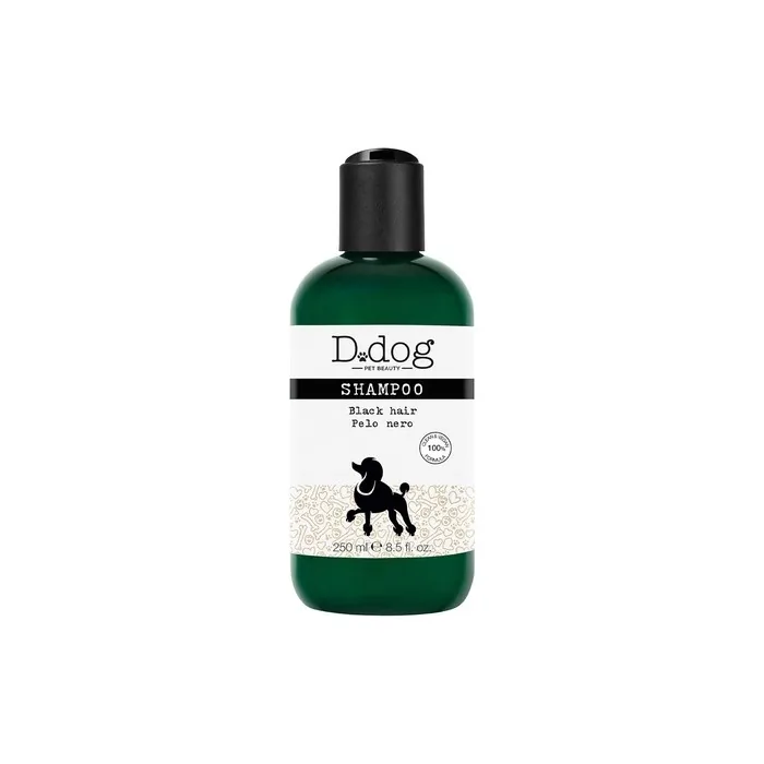 Diego Dalla Palma D-Dog Pet Shampoo for Black Hair 8.5 Oz - Hypoallergenic and Gentle Cleansing