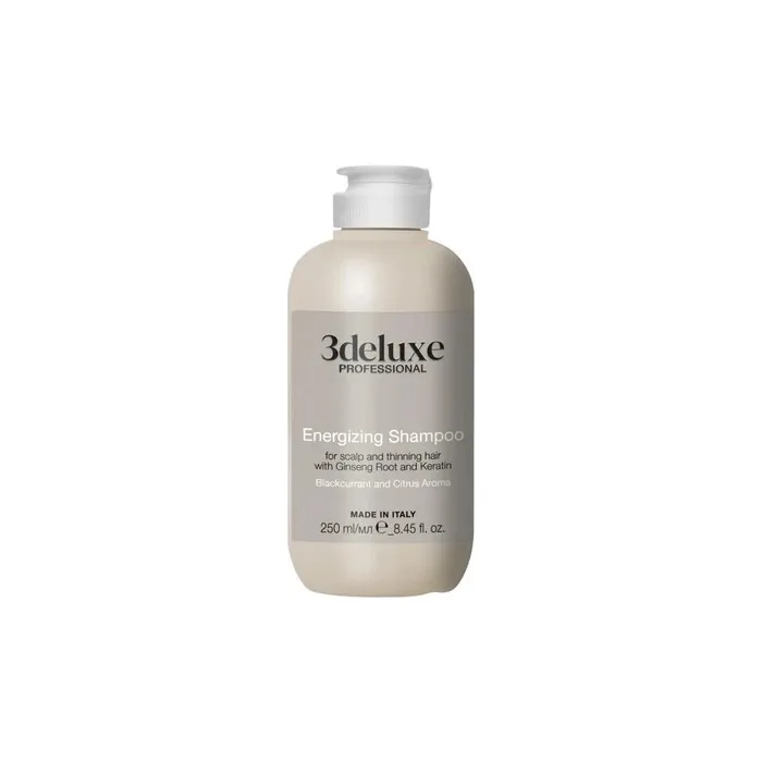 3deluxe Energizing Shampoo For Scalp And Thinning Hair With Ginseng Root And Ker