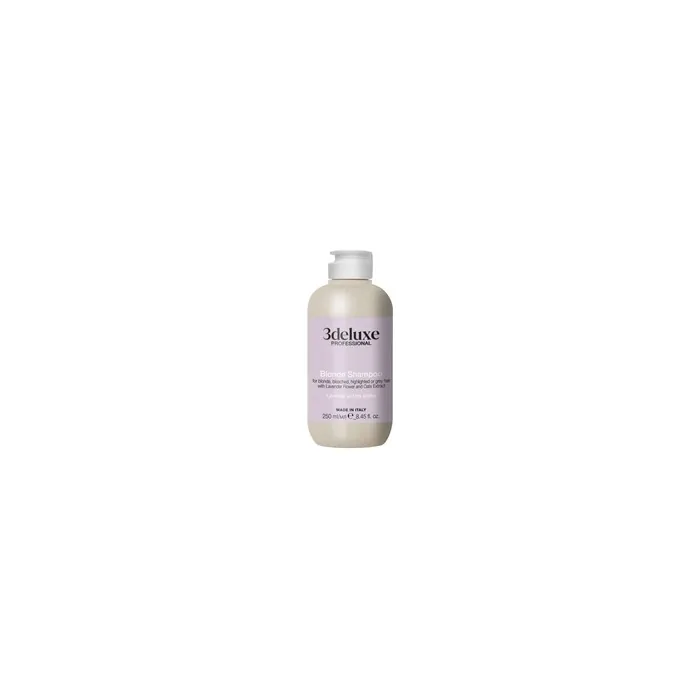 3deluxe Professional Blonde Shampoo 250 Ml For Blonde Hair