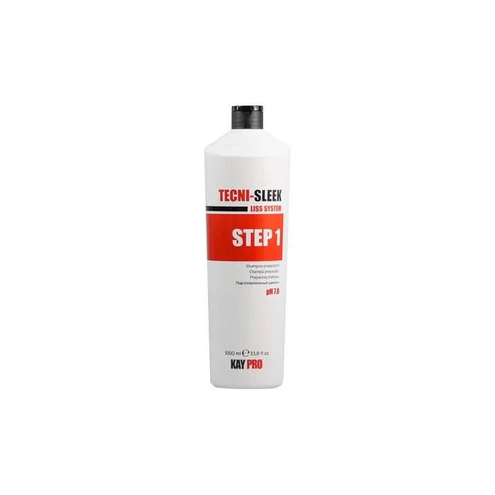 Kaypro Liss System Tecnisleek Phase 1 Shampoo 1000ml Professional Hair Care