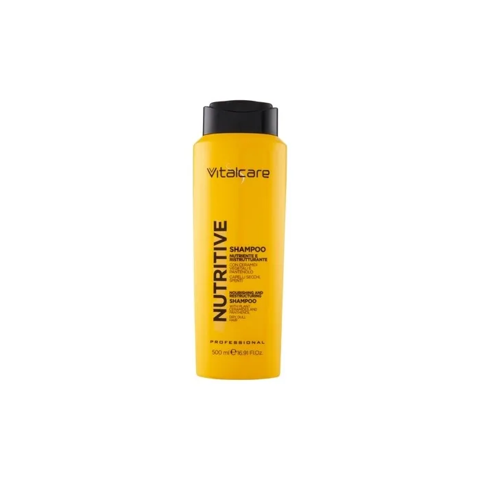 Vitalcare Nutritive Regenerating Shampoo for Dry and Shiny Hair with Plant Ceramides and Panthenol 500ml