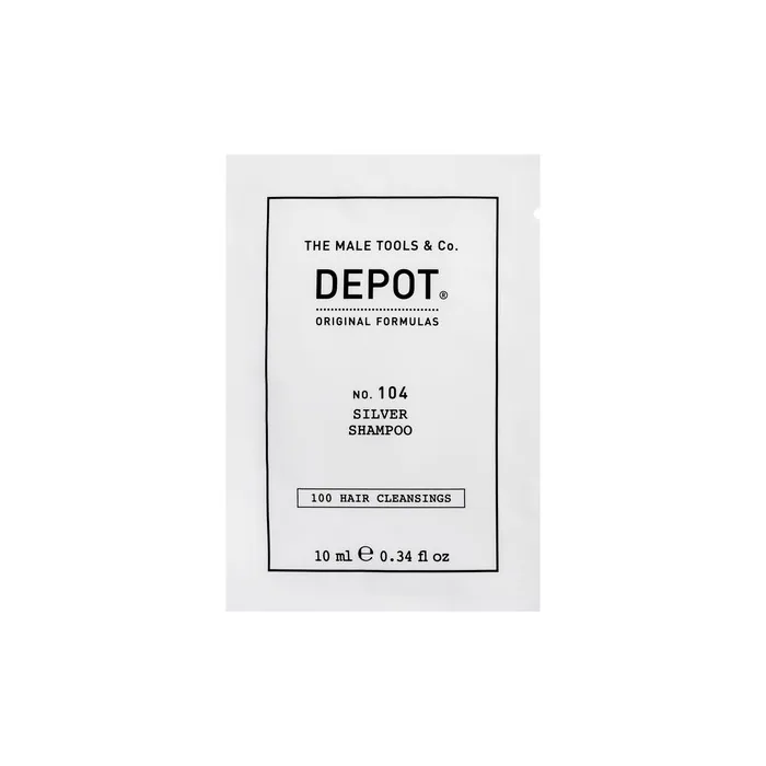 Depot 100 Hair Cleansing No 104 Botanical Complex Hair Shampoo For Neutralisation Of Yellow Tones 10 Ml