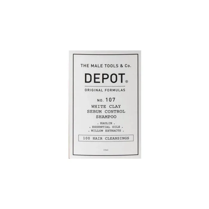 Depot Nr. 107 Whiteclay Sebumcontrol 10ml Oily Hair Shampoo