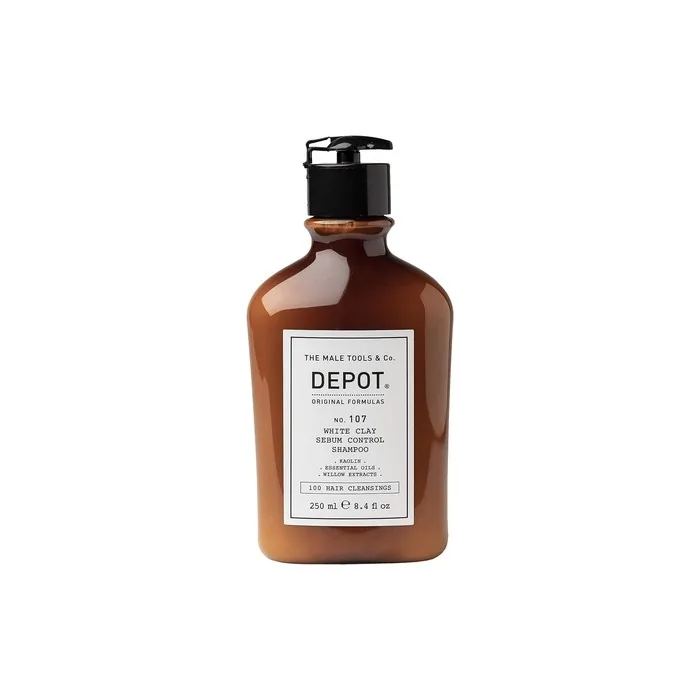 DEPOT 107 White Clay Sebum Control Shampoo 250ml