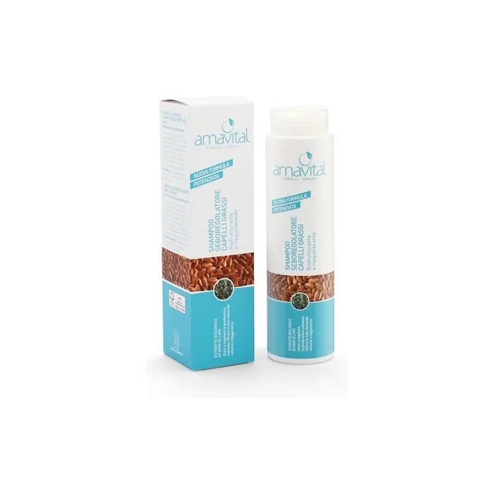 Amavital Sebum Regulating Shampoo for Oily Hair 250ml