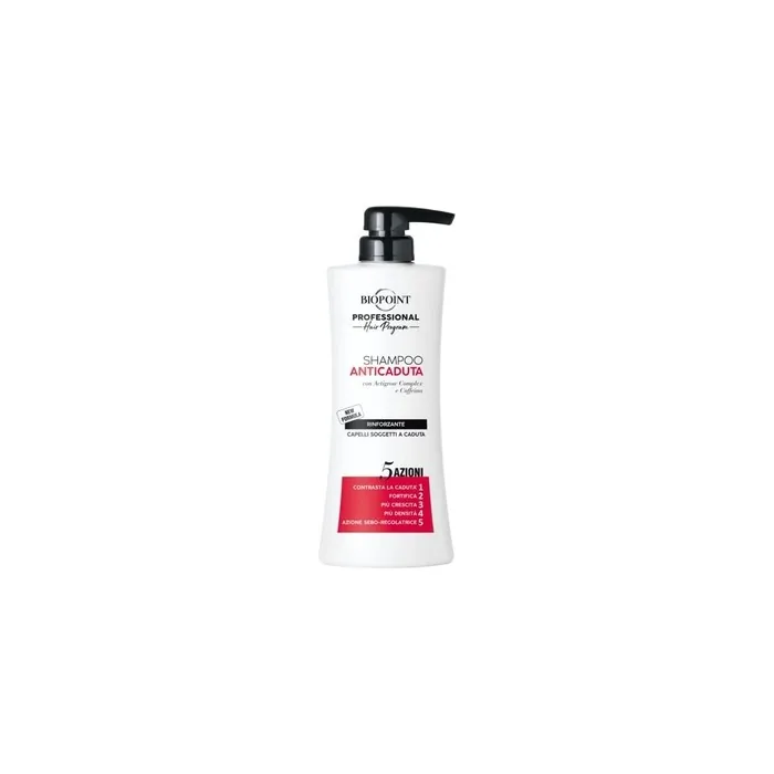 Biopoint Professional 5 Actions Anti-Fall Shampoo Ultra Reinforcement for Falling Hair 400ml