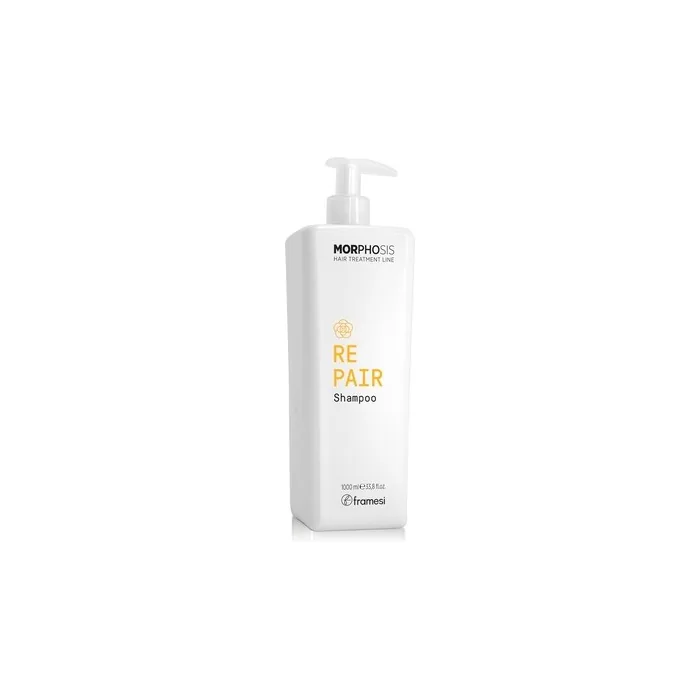 FRAMESI Morphosis Repair Shampoo 33.8 fl oz Moisturizes and Strengthens Hair Natural Ingredients Color Safe