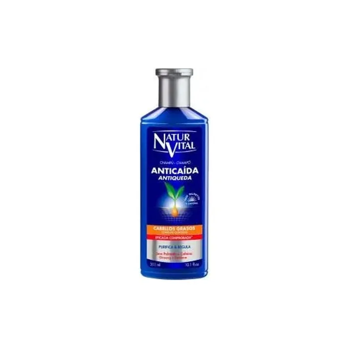 Naturvital Antihair Loss Shampoo For Oily Hair 300 100ml