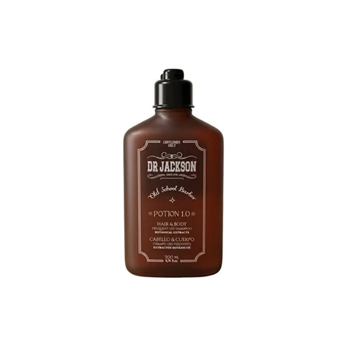 Dr. Jackson Potion 1.0 Hair and Body Shampoo 200ml - Gentle Daily Use Formula