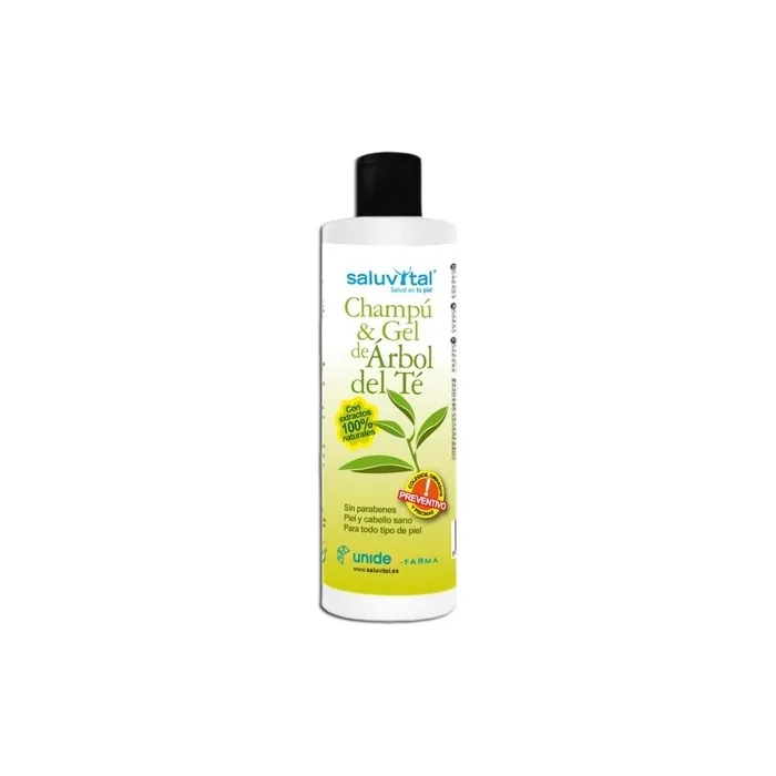 Saluvital Tea Tree Shampoo and Gel with Antifungal and Moisturizing Properties