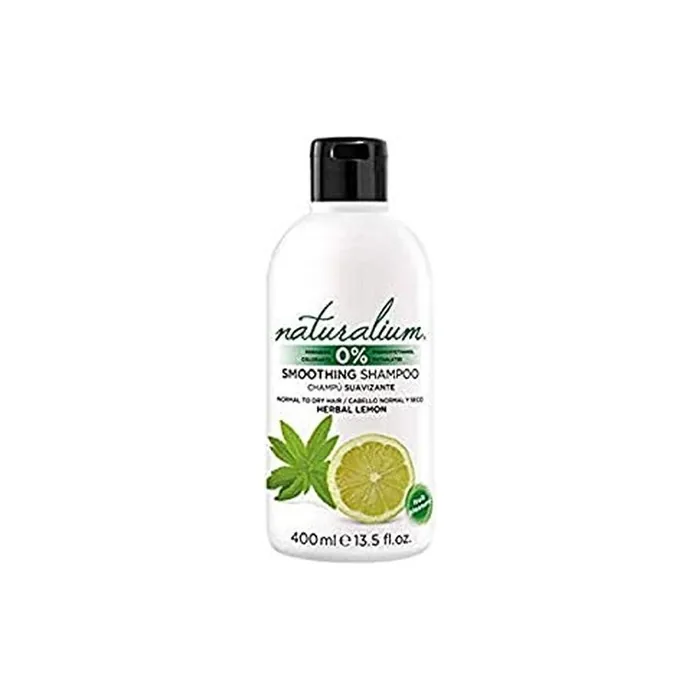 Naturalium Smoothing Hair Shampoo for Maximum Hydration, Softness and Resistance 400ml Herbal and Lemon