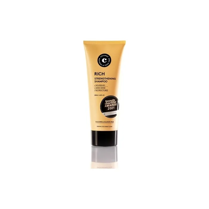 COCUNAT Rich Shampoo for Dry, Curly, Damaged or Dyed Hair 200ml