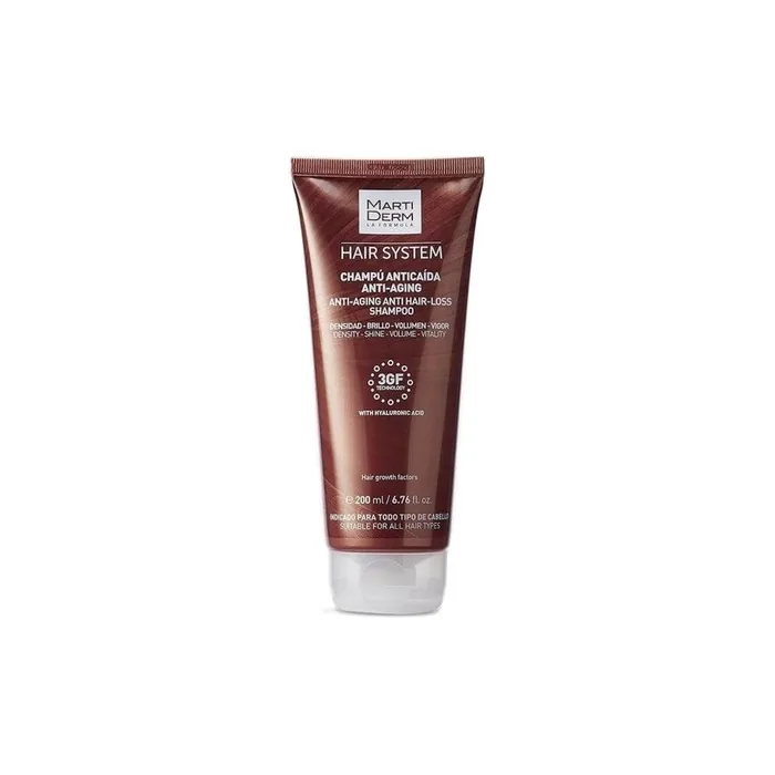Martiderm Hair System Anti-Aging Shampoo Against Hair Loss 200ml