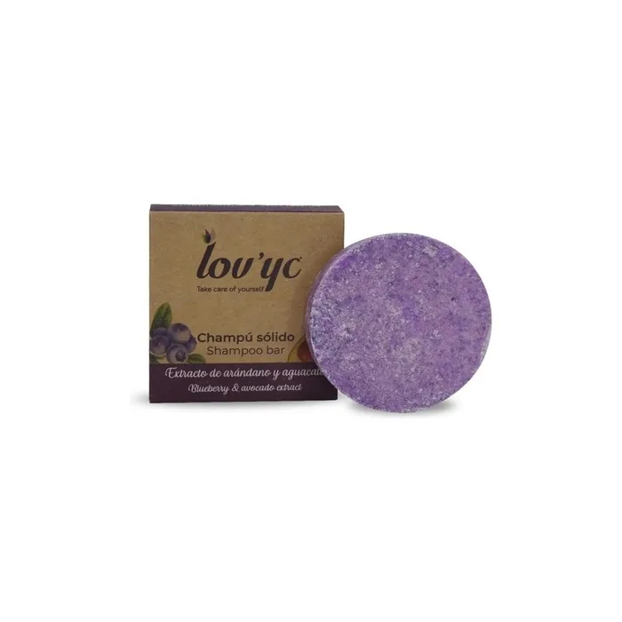 Lovyc Blueberry And Avocado Solid Shampoo 50g