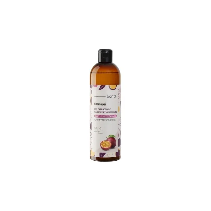 Bonté Champú Repairing Shampoo with Passion Fruit Extract and Vitamin B5 385ml
