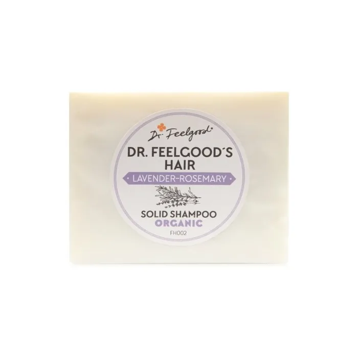 Dr Feelgood Lavender & Rosemary Solid Organic Shampoo 100g