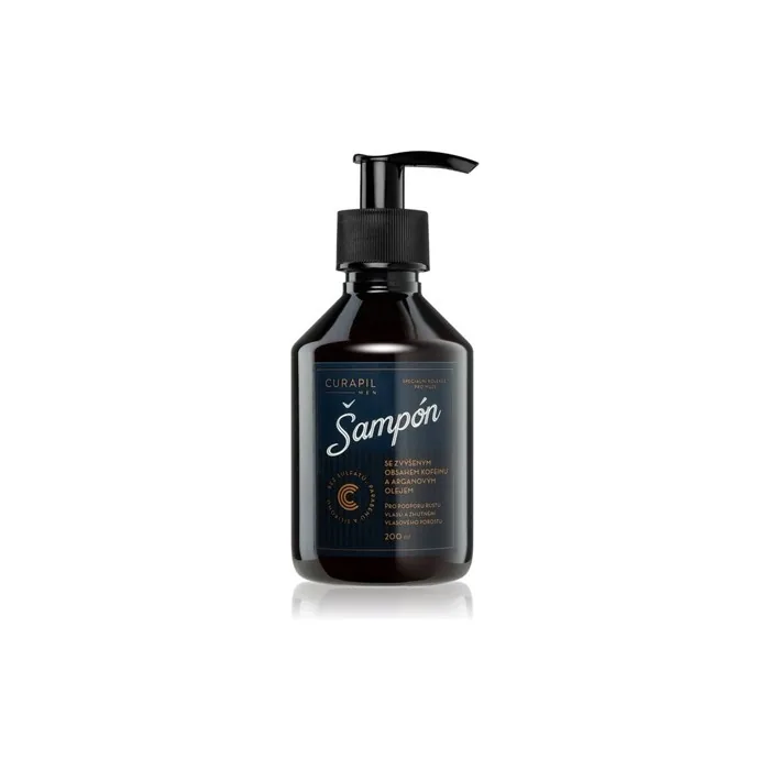 Curapil Men Shampoo With Caffeine 200 Ml Hair Growth Stimulation For Men