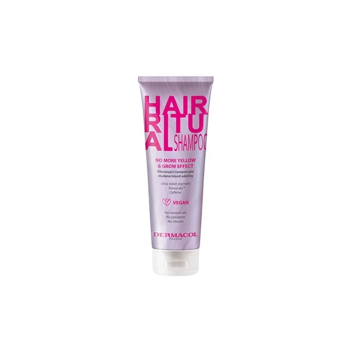 Dermacol Hair Ritual No More Yellow & Grow Effect Shampoo 250 Ml