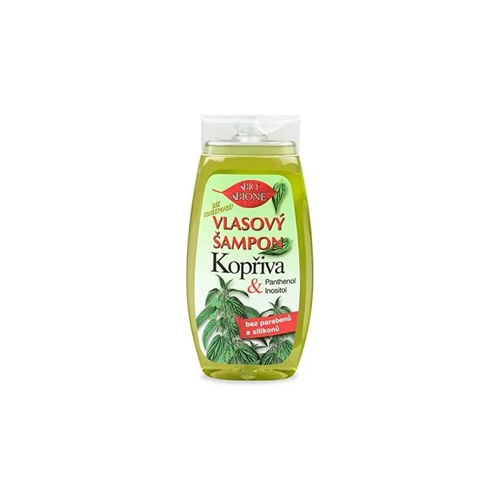 Bione 100% Organic Vegan Shampoo with Nettle Extracts, Panthenol, and Inositol - No Mineral Oil, Silicones, Parabens, or SLS!