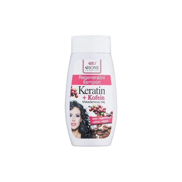 Bione 100% Organic Keratin and Caffeine and Macadamia Oil Shampoo for Women
