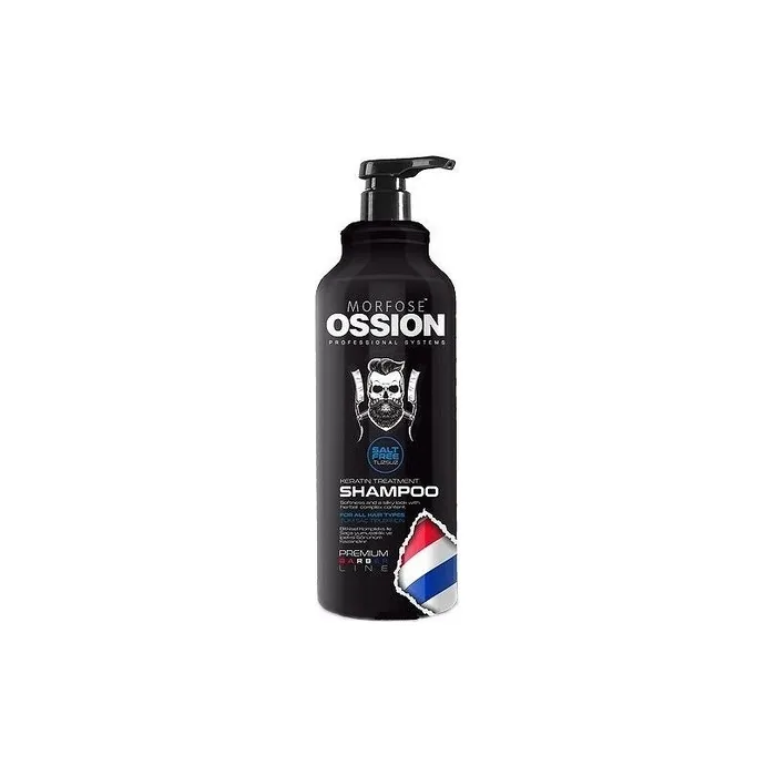 Morfose Ossion Barber Keratin Treatment Shampoo - Salt Free, 1000ml
