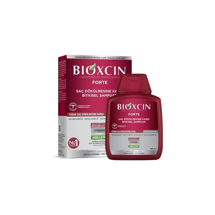 Bioxcin Forte Shampoo Against Intensive Hair Loss - Effective and Fast with Organic Ingredients
