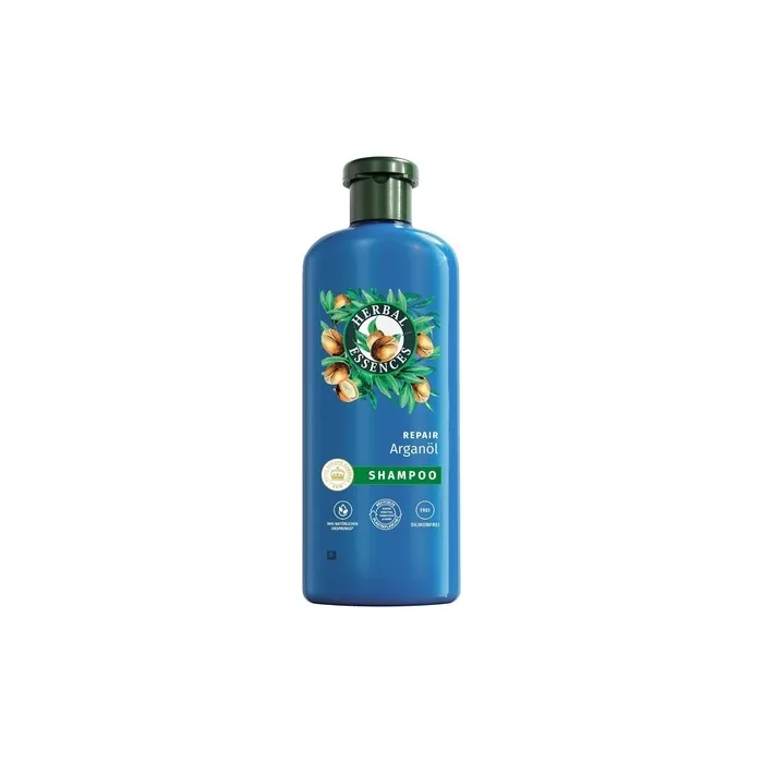 Herbal Essences Repair Shampoo with Argan Oil 350ml - Intensive Care for Damaged to Smoother, Shinier Hair - Natural Ingredients, Vegan, Silicone-Free